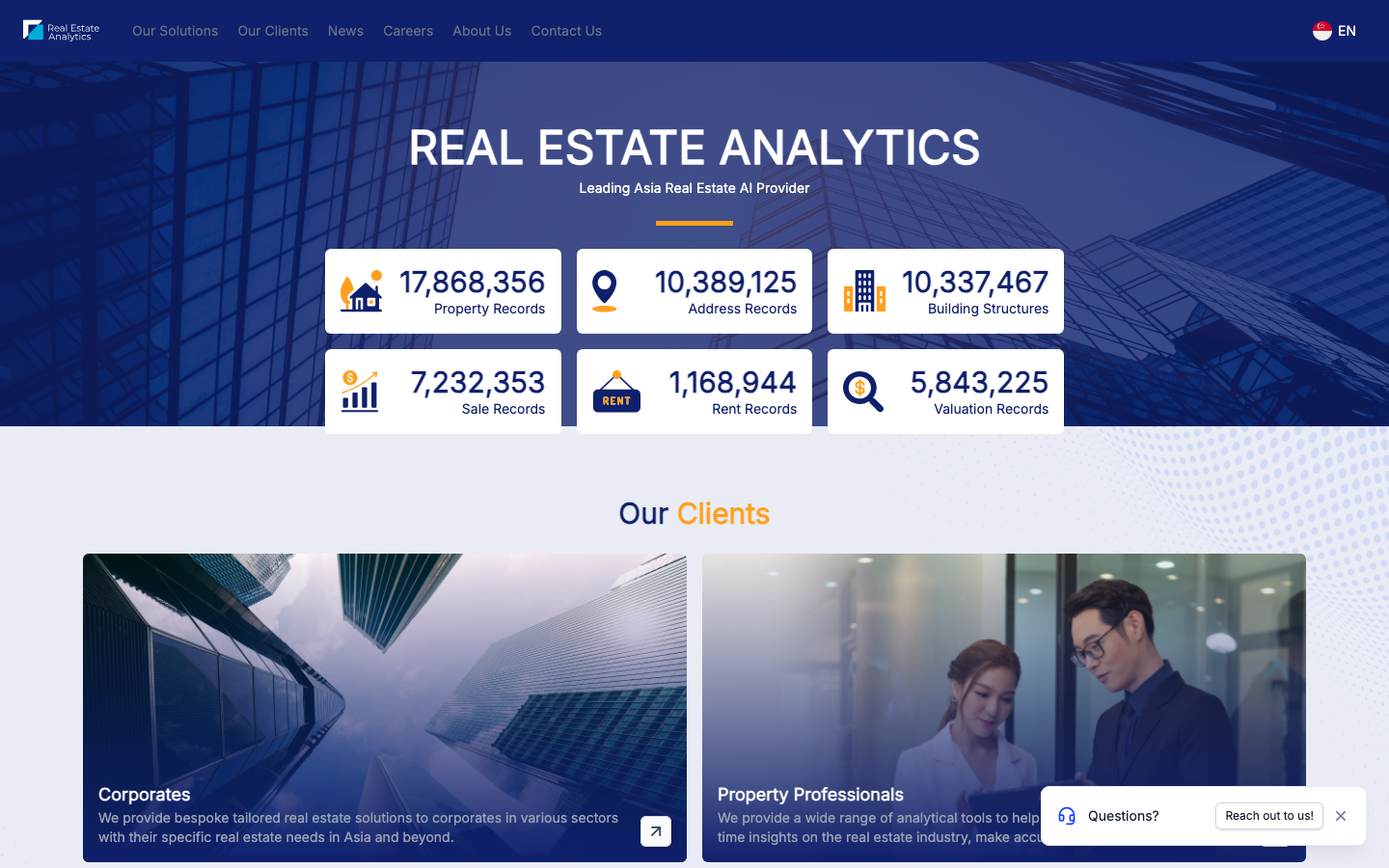 Real Estate Analytics 官网